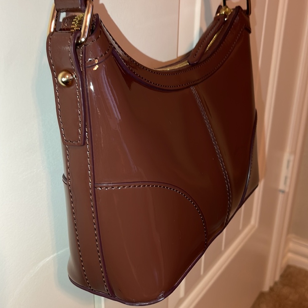 Dooney & Bourke Patent Leather Baguette - Picture 3 of 12